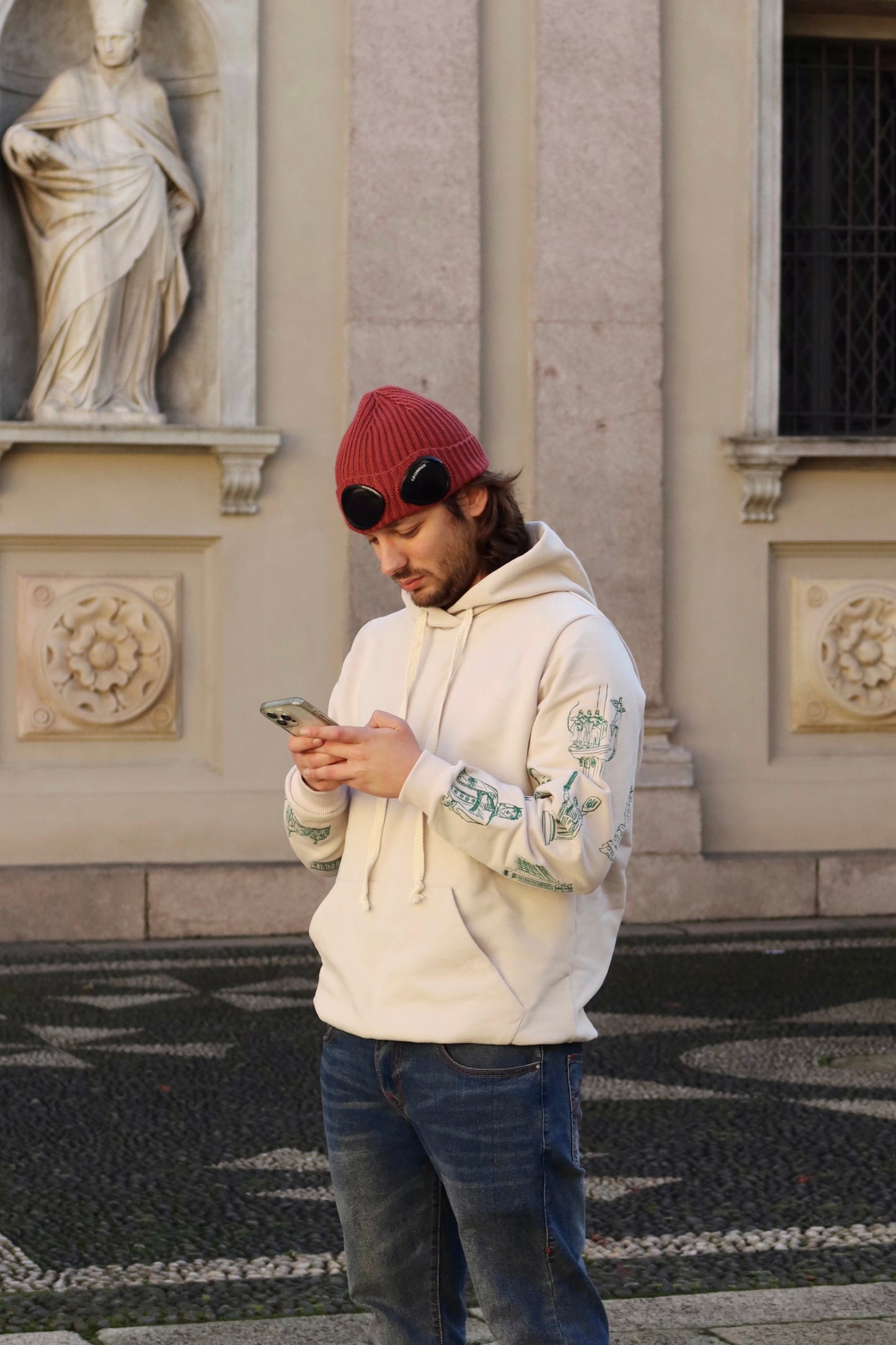 Beige Hoodie Kyiv Drop Vol. 1