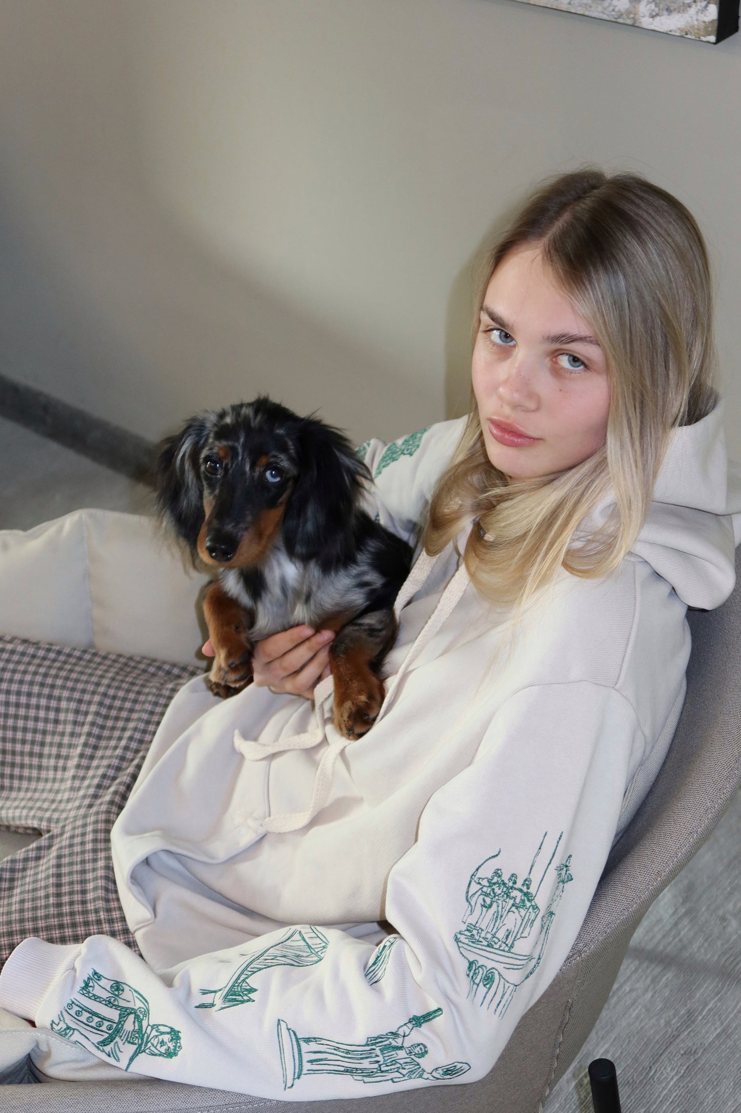 Beige Hoodie Kyiv Drop Vol. 1