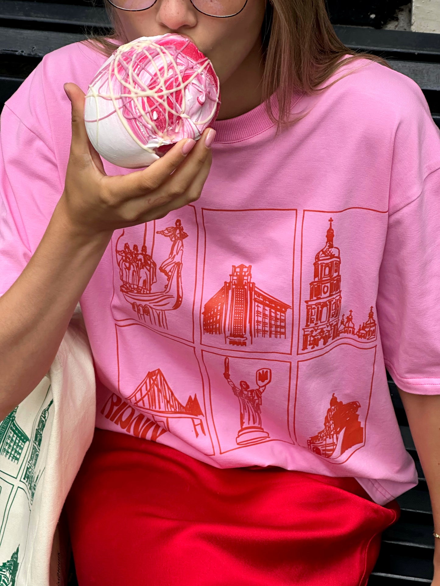 Футболка Рожева Kyiv Drop Vol. 2